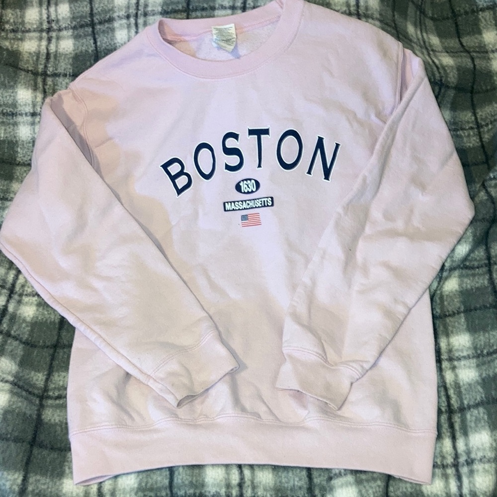 Pink Boston sweatshirt